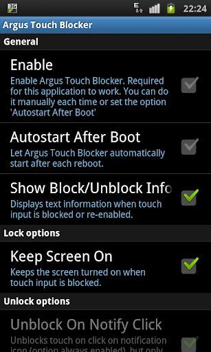 Screen Lock Disable Touch Pro