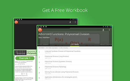 Polynomial Division lessons poster 6