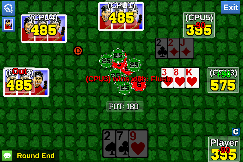 Guts Poker Screen 3