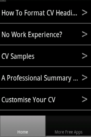 CV Examples