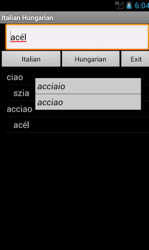 Italian Hungarian Dictionary