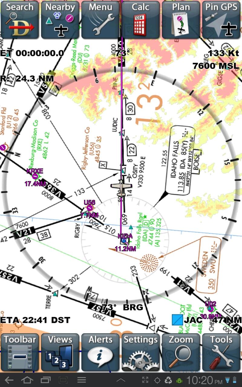Anywhere Map--Aviation GPS Screen 3
