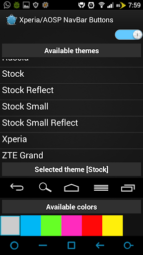 Xperia/AOSP NavBar Buttons 6.3 (build 03202346) screenshots 3