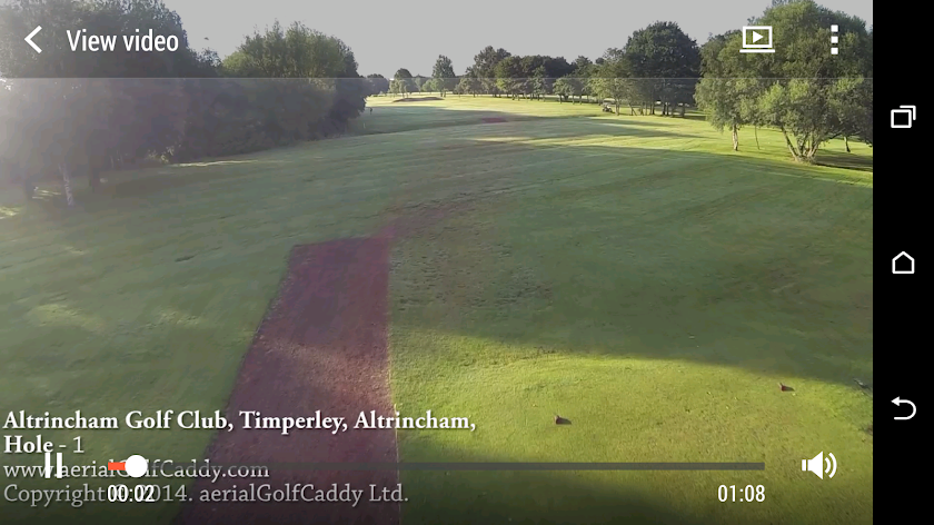 Altrincham - AerialGolfCaddy Screen 3