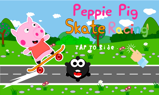 【免費賽車遊戲App】Peppie Pig Skating Games-APP點子