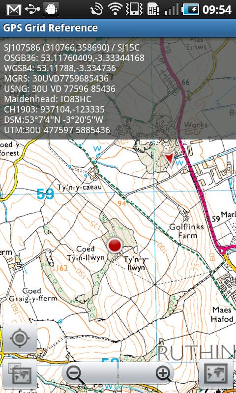 GPS Grid Reference -  Full Screen 3