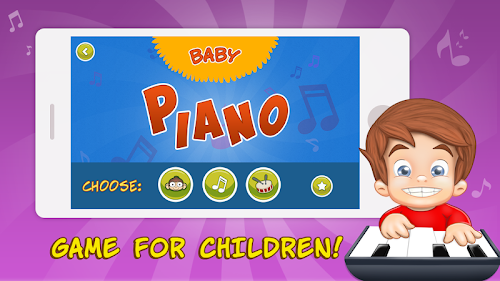 Android application Kid synth - Baby piano screenshort