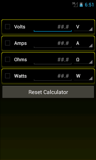 Ohms Law Calculator
