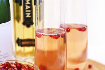 St. Germain Pomegranate Spritzers