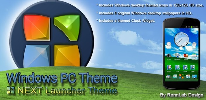 Next Launcher Windows PC Theme