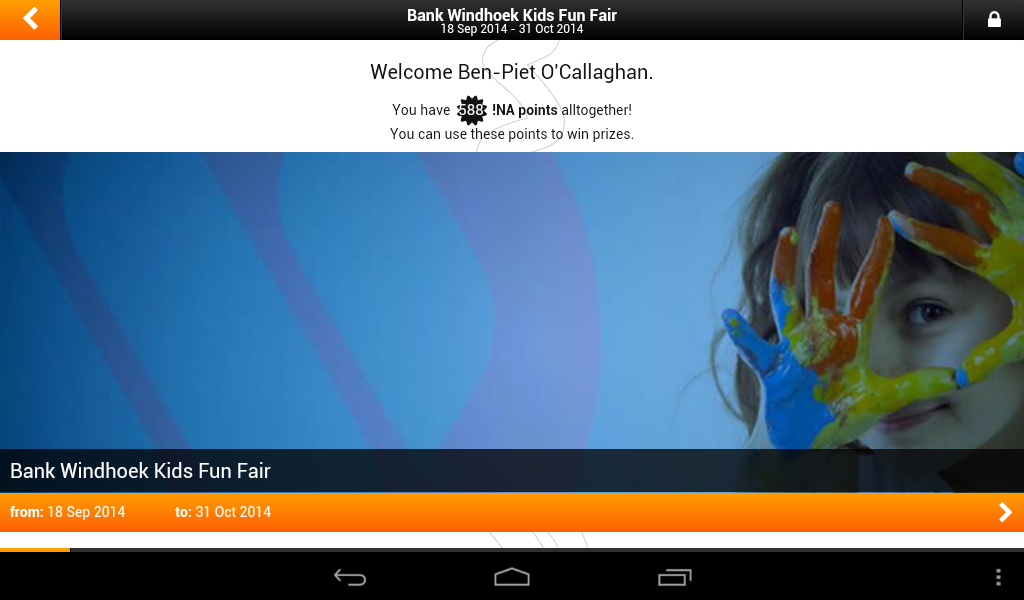   My Namibia Events - 屏幕截图 