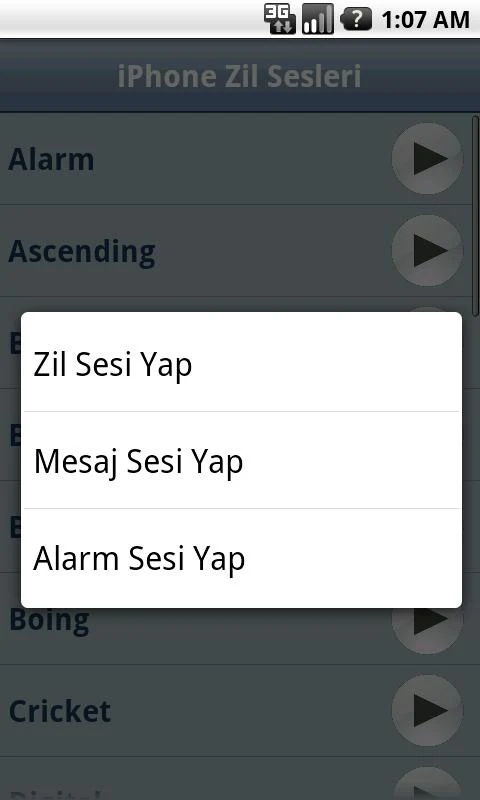 iPhone Zil Sesleri - screenshot