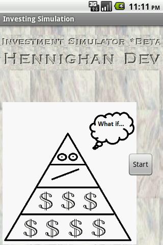 Android application Investing Simulator screenshort