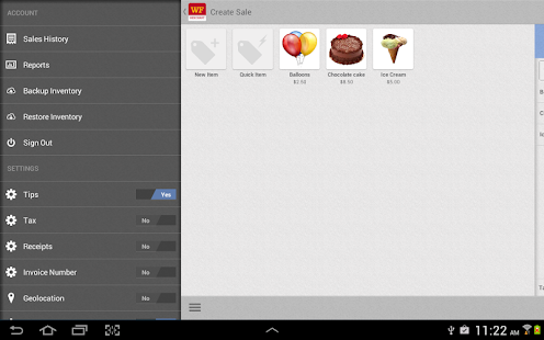 WF Mobile Merchant Tablet Screenshots 3