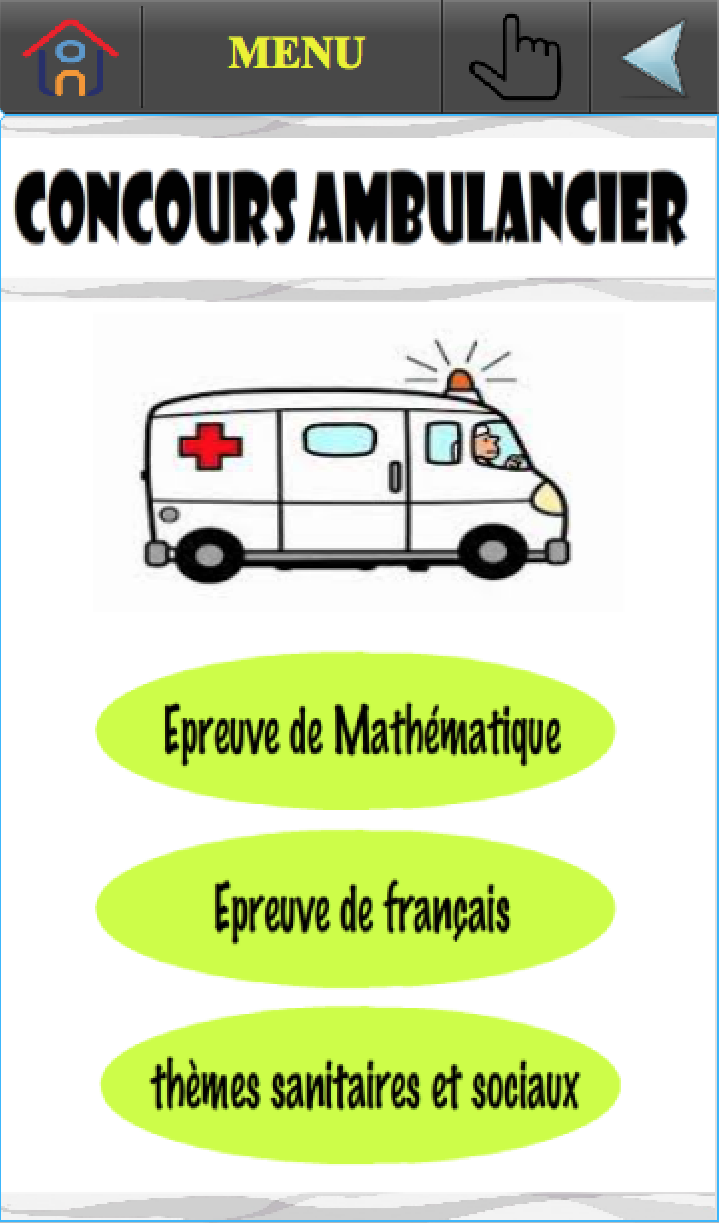 QCM Concours Ambulancier Screen 2