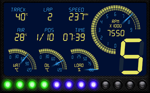 Screenshot DashMeterPro for rF2 v1.8.0