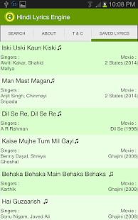 Free Hindi Songs Lyrics Engine APK for Android