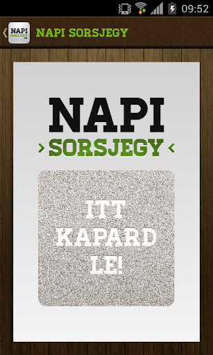 Napi Sorsjegy