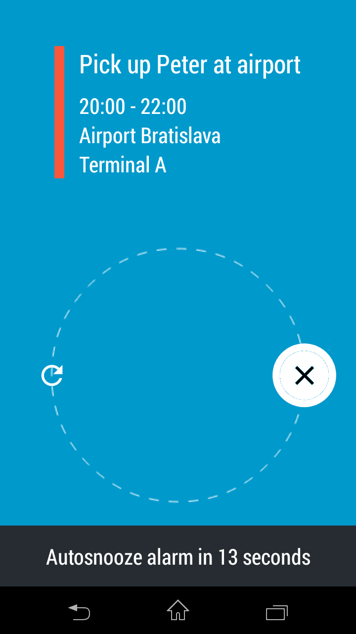 Event Reminder KEY Screen 3