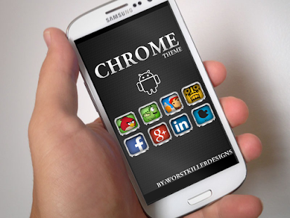 Download CHROME APEX NOVA GO ADW THEME APK for Android