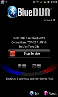 BlueVPN [DUN client] <ICS - screenshot thumbnail
