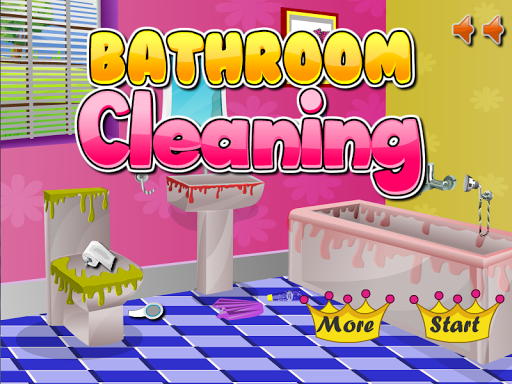 Wash Bathroom - Cleaning Games