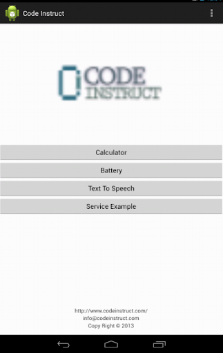 Code Instruct Training App