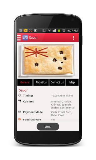 Restaurant Cafe App - Savor