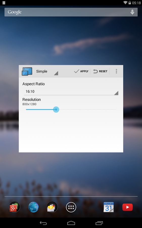 Resolution Changer Android Apps on Google Play