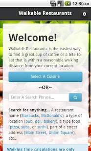 Free Walkable Restaurants APK for Android
