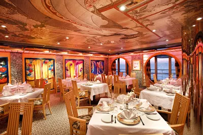 Reservations and a surcharge are required for Costa Pacifica's Samsara Restaurant.