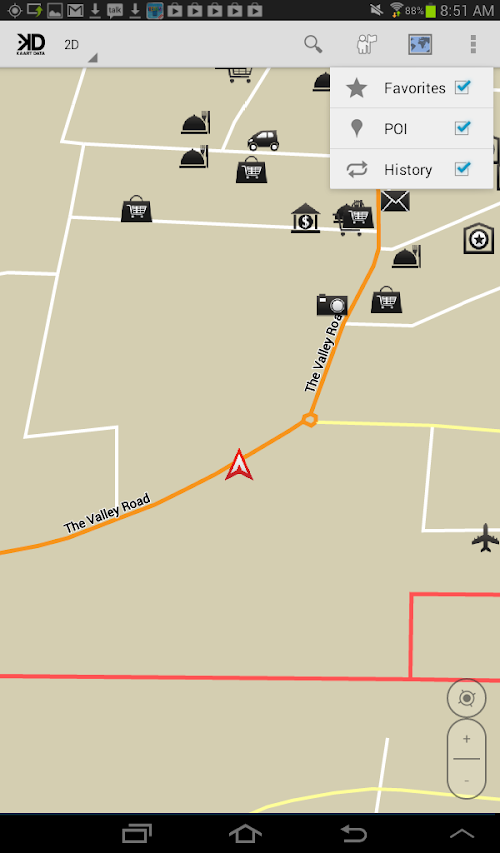 Android application Vietnam GPS Map screenshort