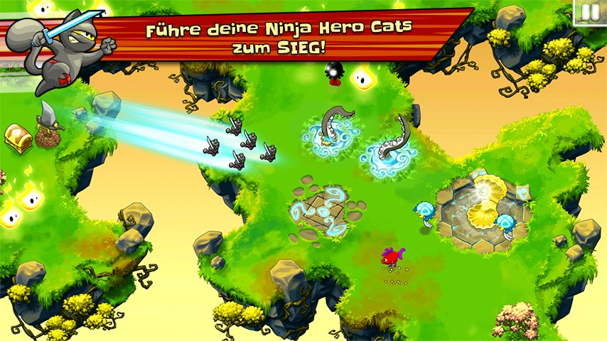 Android application Ninja Hero Cats Premium screenshort