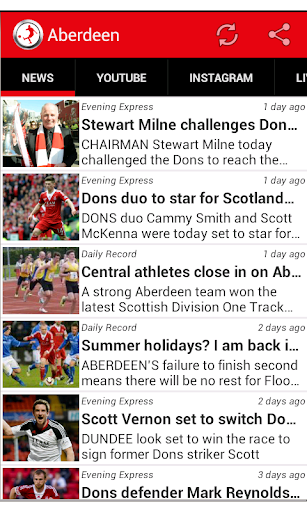 Aberdeen FC Fan App