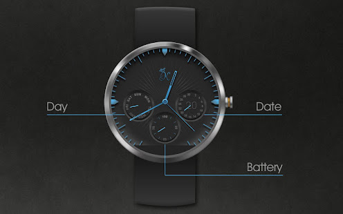 KR alphablue watchface Moto360(圖4)-速報App
