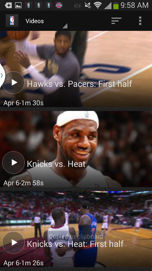 NBA GAME TIME Android Apps on Google Play
