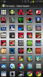 Screenshot HD Icons: Glass Square v1.0.1