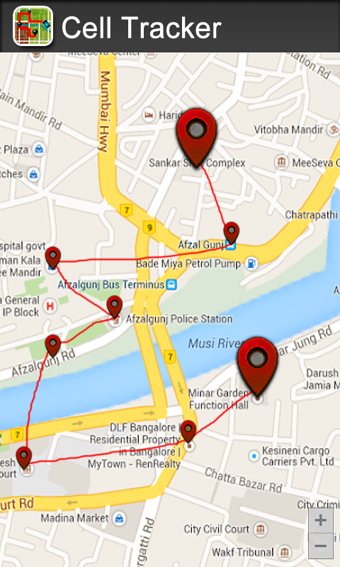 Cell Tracker - screenshot