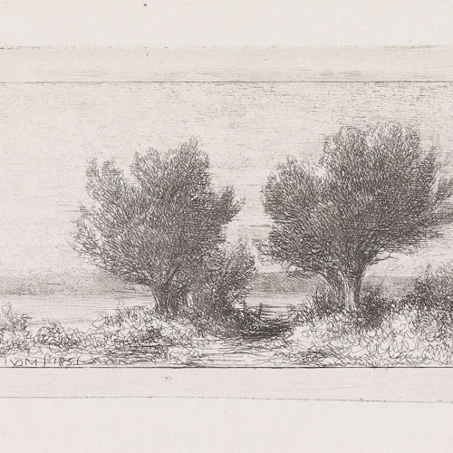 Bomen in een weidelandschap, Jacob Jan van der Maaten
