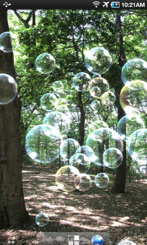 Soap bubble LiveWallpaper Screen 2