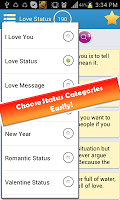 Status Pesan (+ Status Cinta) APK Gambar Screenshot #2