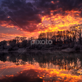 riversunset by Laszlo Czirok - Landscapes Sunsets & Sunrises