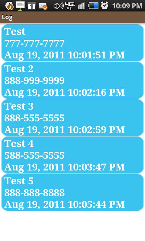 Android application Smart Contacts (Full) screenshort