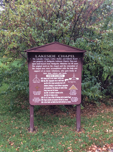 Lakeside Chapel History Sign