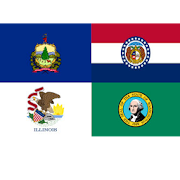 US state flag quiz  Icon
