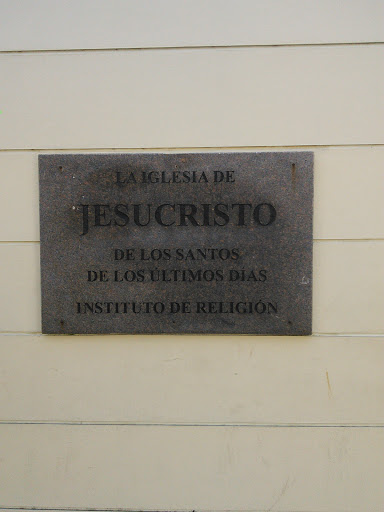 Placa Instituto de Religion LDS