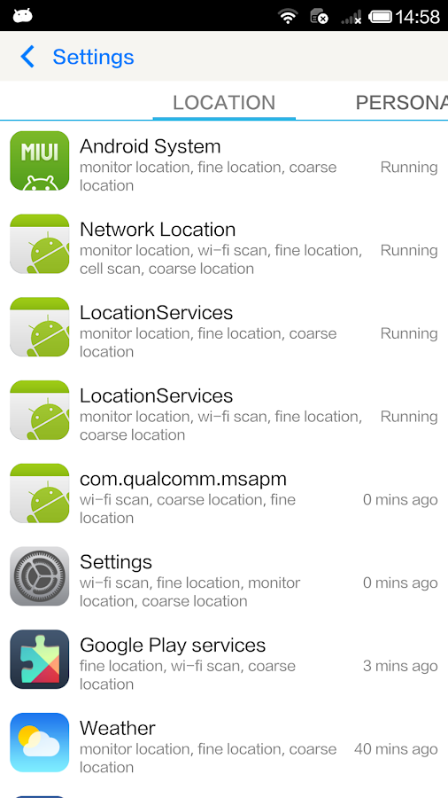    Permission Manager - App ops- screenshot  
