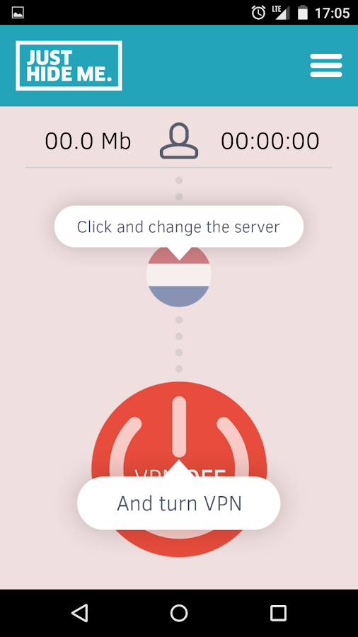    Just Hide Me VPN- screenshot  