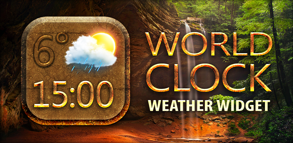 World Clock Weather Widget Latest version for Android Download APK
