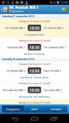 【免費運動App】Volleybal.nl - Mijn Competitie-APP點子